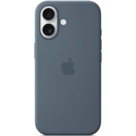 Чехол Apple Silicone Case with MagSafe для iPhone 17 Anchor Blue