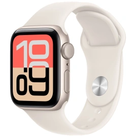 Смарт-часы Apple Watch SE (2025) 44mm Starlight Aluminum Starlight Sport Band M/L