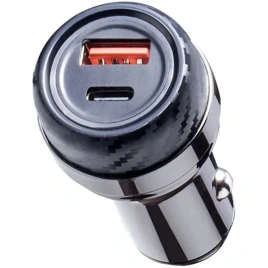 Автомобильное зарядное устройство Deppa 52W USB-A/USB-C 11213 Graphite