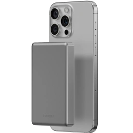 Внешний аккумулятор EnergEA Alupac 10K 10000 mAh Magsafe Natural Titanium