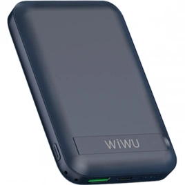 Внешний аккумулятор WiWU Snap Cube Magsafe Wireless Charge SC 10000 mAh Blue