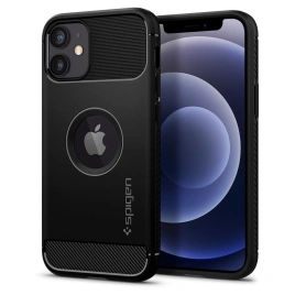 Чехол Spigen Rugged Armor для iPhone 12 Mini ( ACS01743) Black