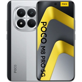 Смартфон Xiaomi Poco M8 Pro 5G 12/512Gb Silver Global Version