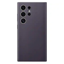 Чехол Samsung Vegan Leather Case для S24 Ultra Dark Violet