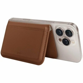 Картхолдер Uniq Lyden DS RFID-Blocking Magnetic Wallet Caramel/Ivory (LYDENDSMW-CMLIVY)