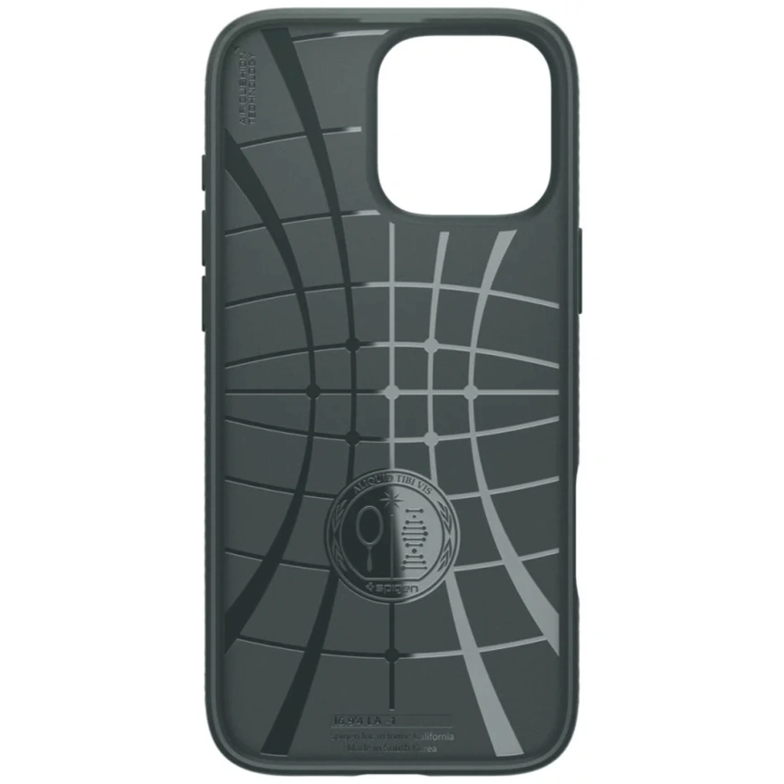 Чехол Spigen Liquid Air для iPhone 16 Pro Max (ACS07990) Abyss Green фото 5