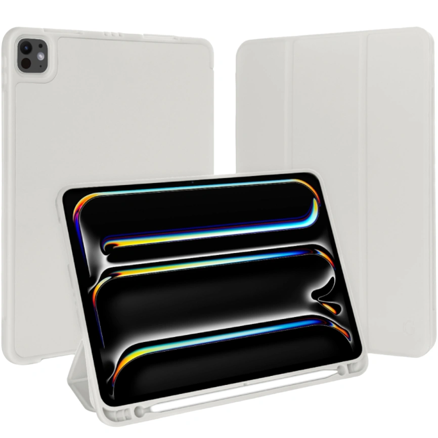 Чехол Gurdini Milano Series для iPad Pro 11 (2024) Stone фото 2