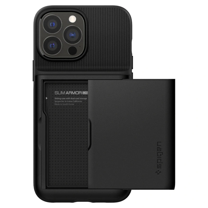 Чехол Spigen Slim Armor CS для iPhone 13 Pro (ACS03274) Black фото 2
