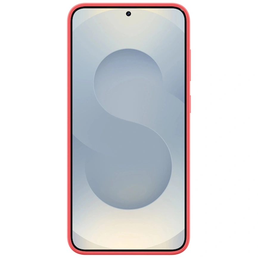 Чехол Samsung Silicone Case для Samsung Galaxy S25 Red фото 3