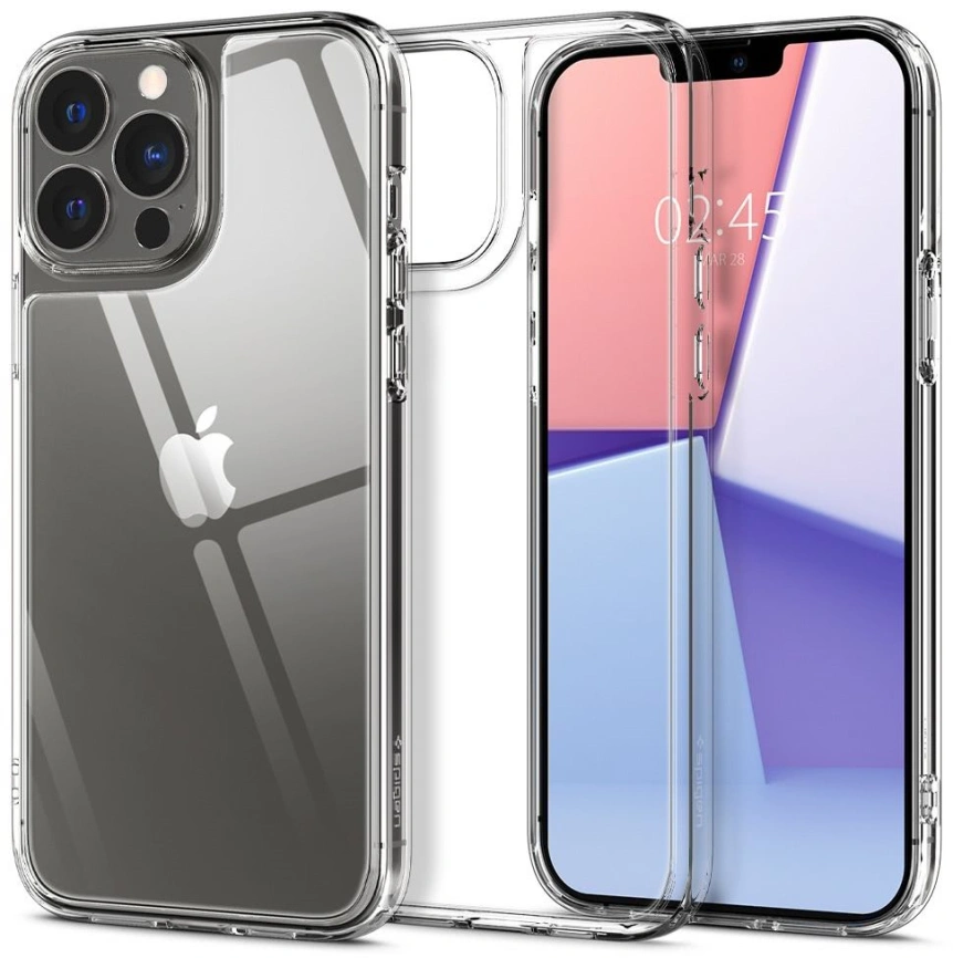 Чехол Spigen Quartz Hybrid для iPhone 13 Pro (ACS03271) Crystal Clear фото 1