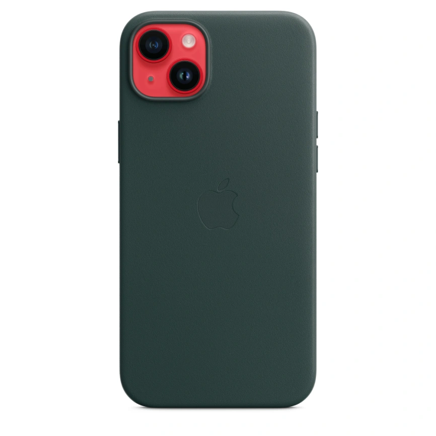 Кожаный чехол Apple MagSafe для iPhone 14 Forest Green фото 4