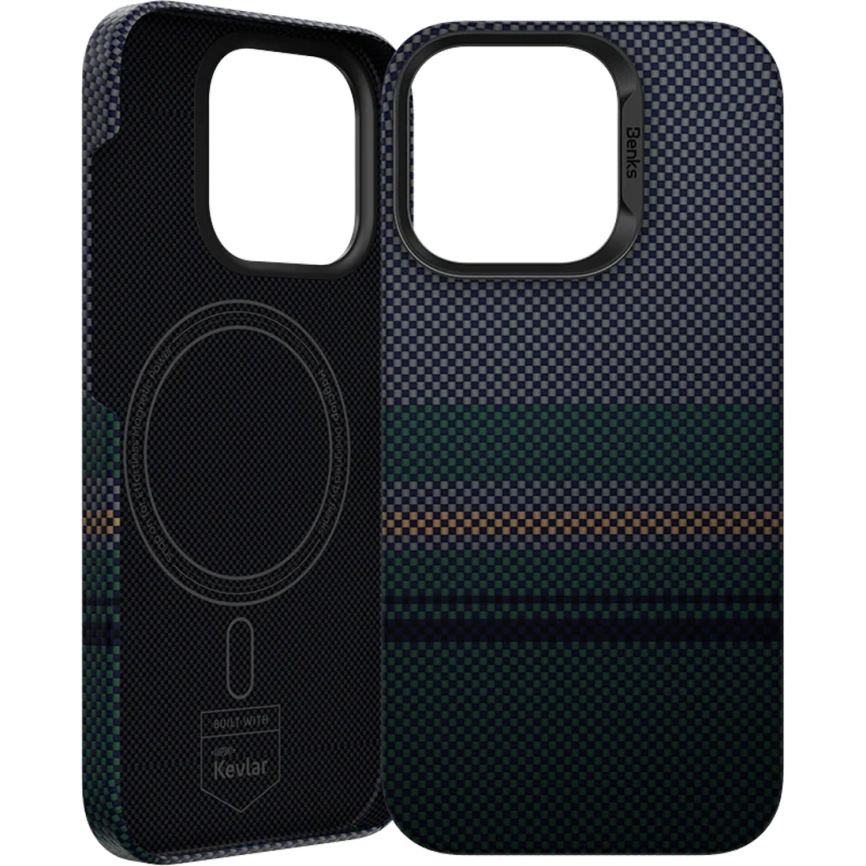 Чехол Benks ArmorPro Case built with Kevlar для iPhone 16 Pro Max Aurora фото 1