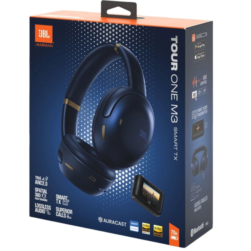 Наушники JBL Tour One M3 Smart TX Blue фото 6