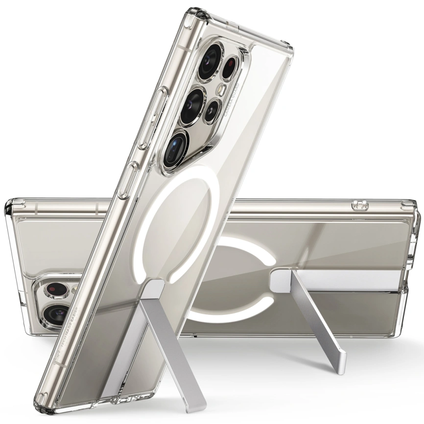 Чехол ESR Flickstand Boost Halolock для Galaxy S24 Ultra (4894240189887) Crystal фото 1
