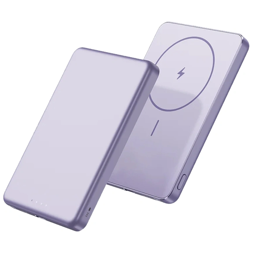 Внешний аккумулятор Xiaomi Super Slim Magnetic Power Bank 5000 mAh Purple фото 5