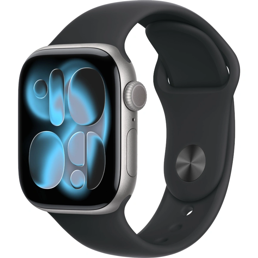 Смарт-часы Apple Watch Series 11 42mm Space Grey Aluminium Case with Black Sport Band M/L фото 1