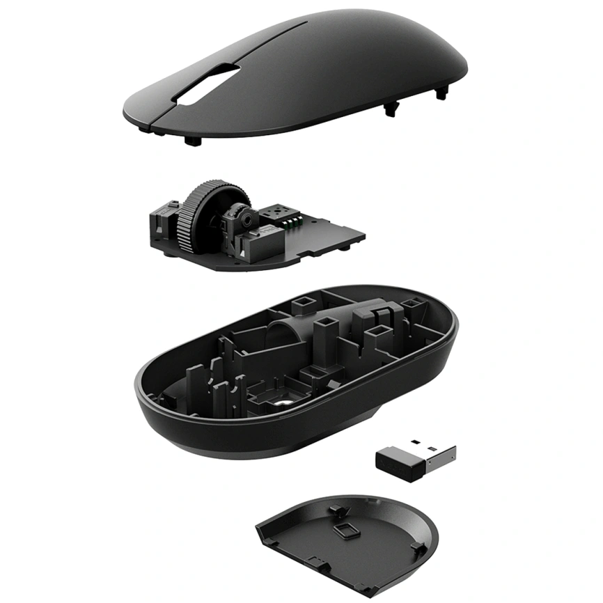 Беспроводная мышь Xiaomi Wireless Mouse Lite 2 Black (BHR8916GL) фото 5