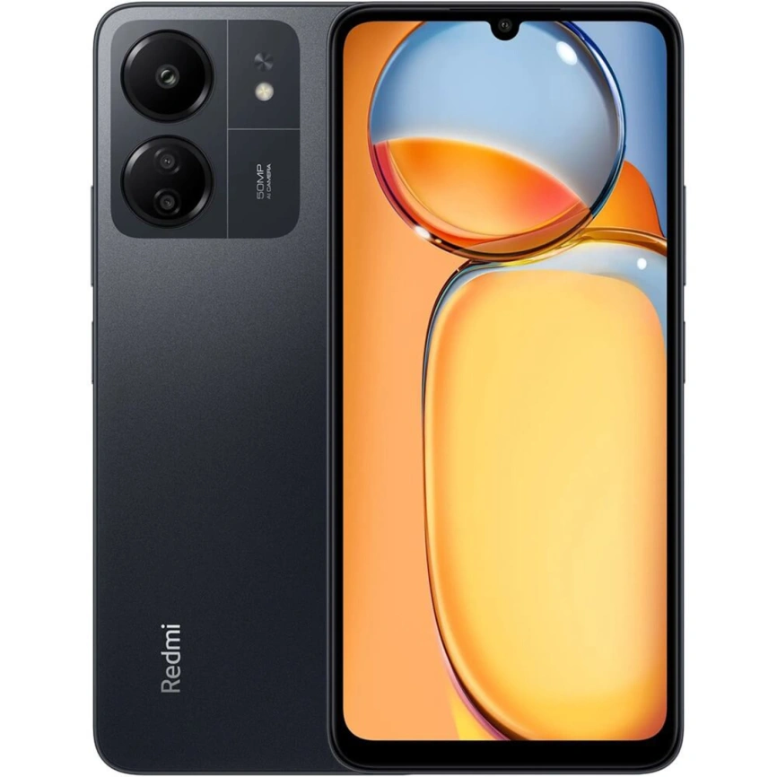 Смартфон Xiaomi Redmi 13C 4/128GB (NFC) Midnight Black Global Version фото 1