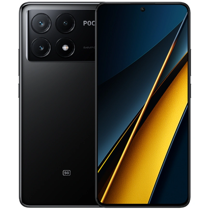 Смартфон Xiaomi Poco X6 Pro 5G 12/512Gb Black Global Version фото 1