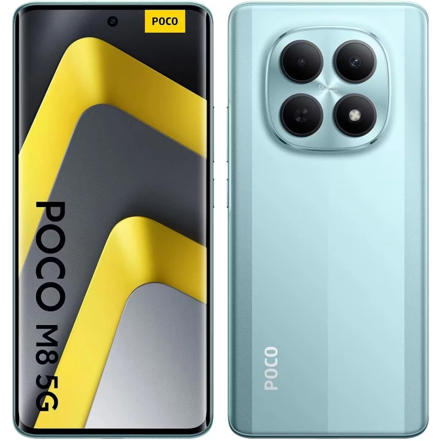 Смартфон Xiaomi Poco M8 5G 8/512Gb Green Global Version фото 1