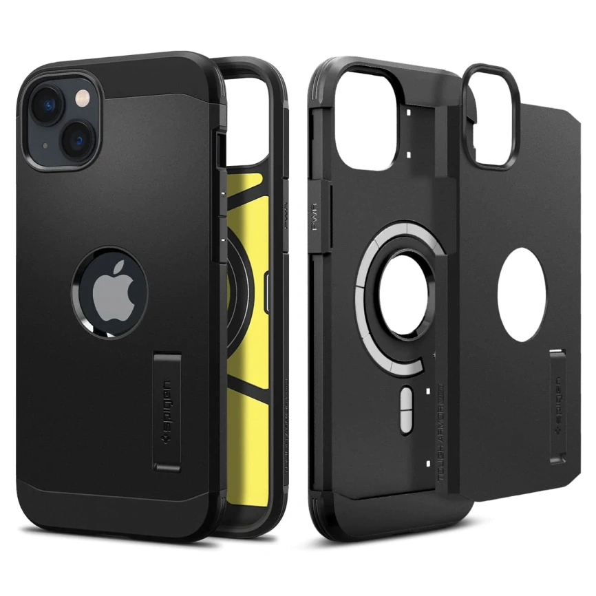 Чехол Spigen Tough Armor MagFit для iPhone 14 Plus (ACS04915) Black фото 9
