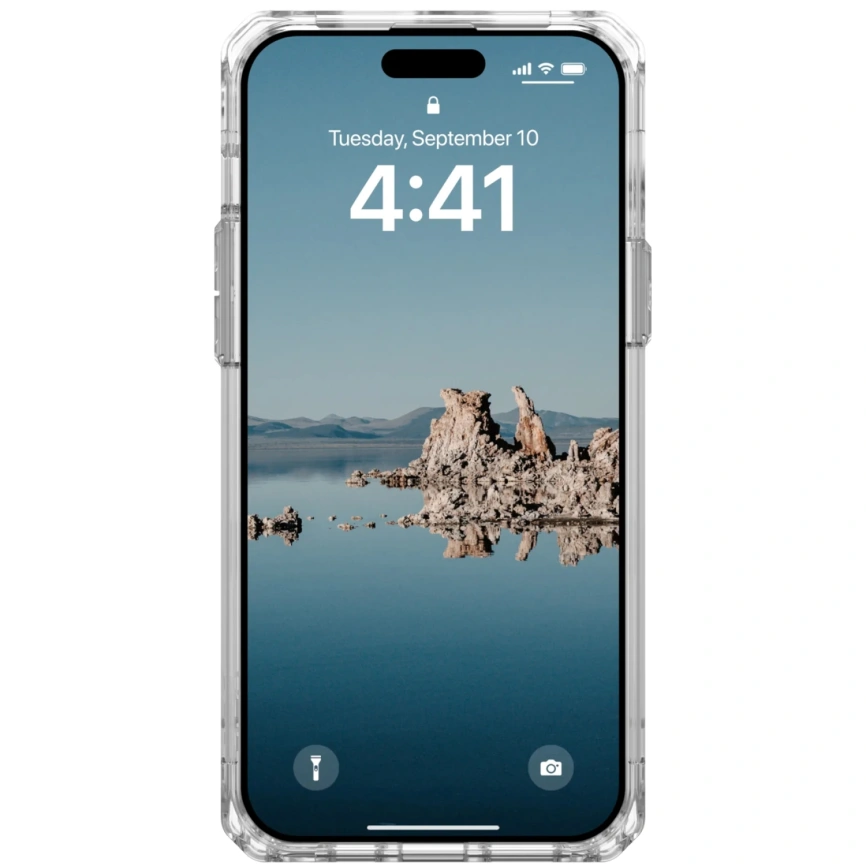 Чехол UAG с поддержкой MagSafe Plyo для iPhone 15 Plus Ice/White (114314114341) фото 4