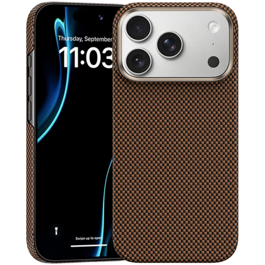 Чехол Benks ArmorTint Case built with Kevlar для iPhone 17 Pro Gold фото 4