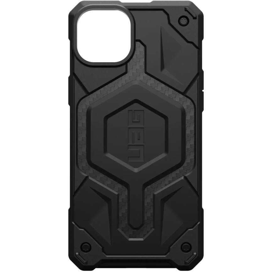 Чехол UAG с поддержкой MagSafe для iPhone 15 Carbon Fiber (840283909634) (U0113105373) фото 1