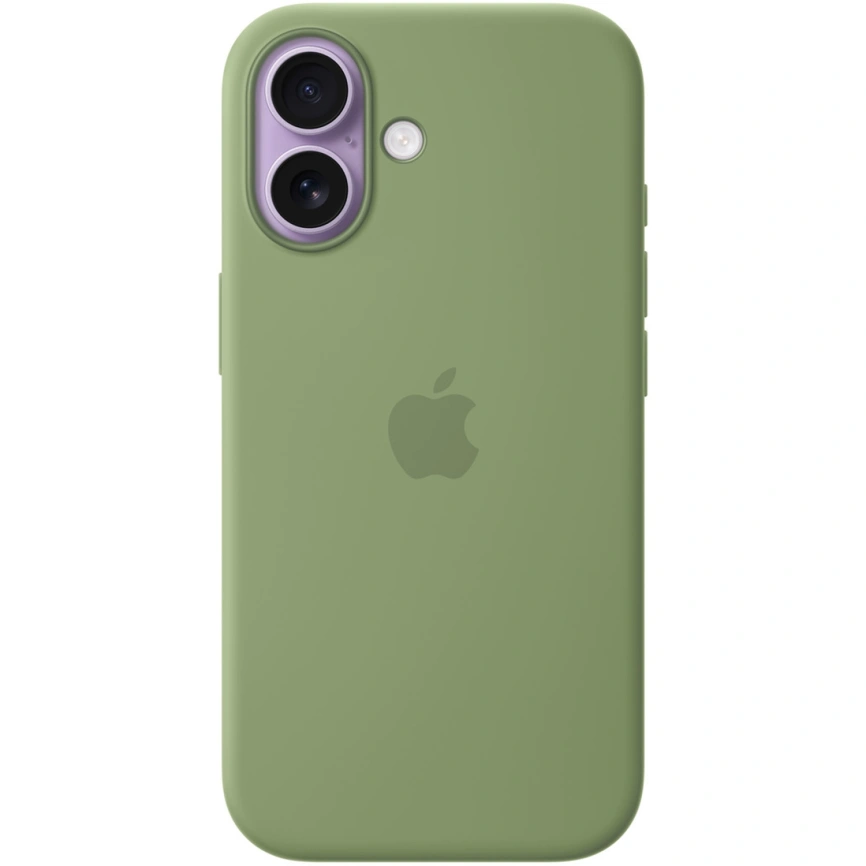 Чехол Apple Silicone Case with MagSafe для iPhone 17 Light Moss фото 5