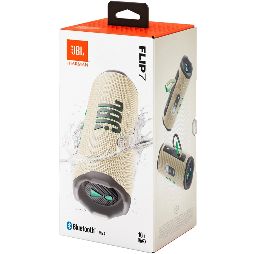 Портативная колонка JBL Flip 7 Sand фото 6