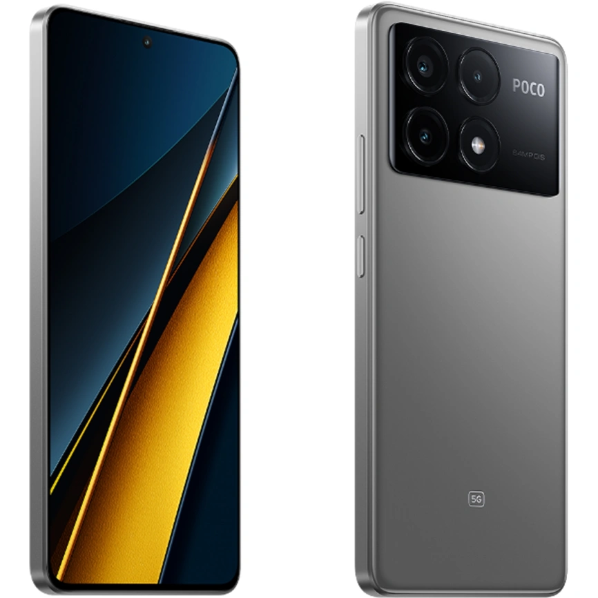 Смартфон Xiaomi Poco X6 Pro 5G 12/512Gb Grey Global Version фото 2