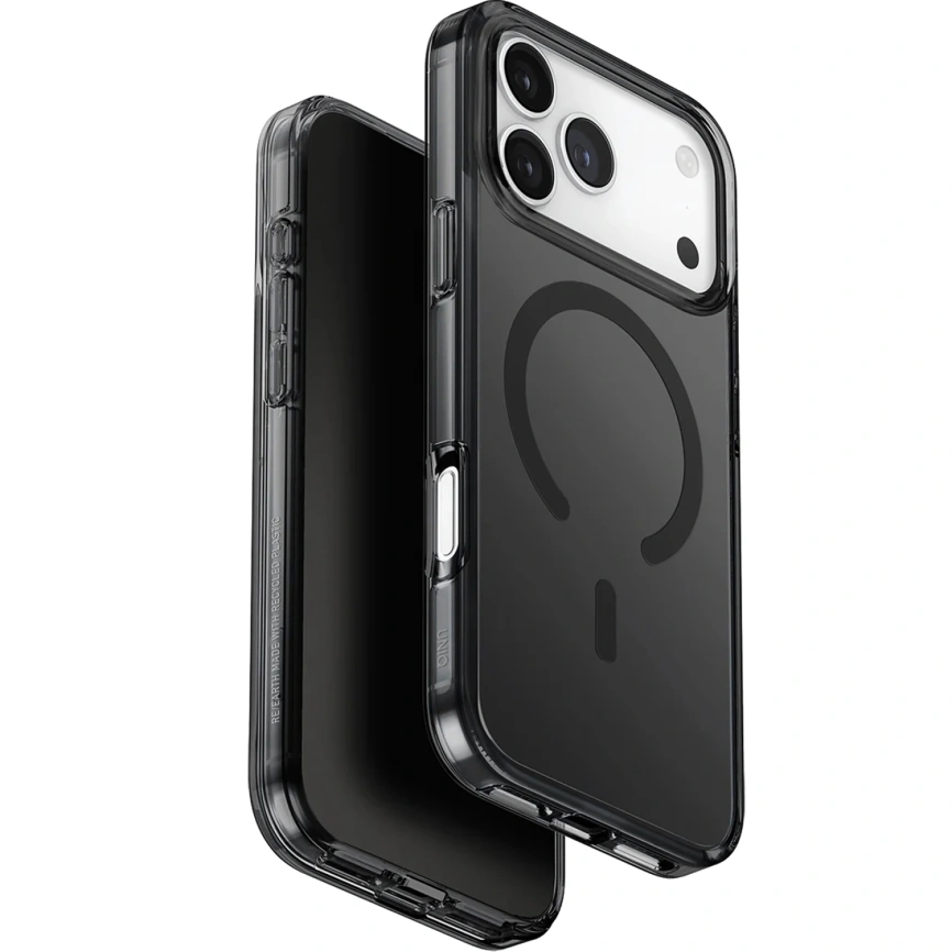 Чехол Uniq Clario Protective Eco-Friendly iPhone Case with MagClick для iPhone 17 Pro Max Smoke фото 1
